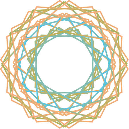 Beautiful illustrate for decorative ornament or logoのイラスト素材