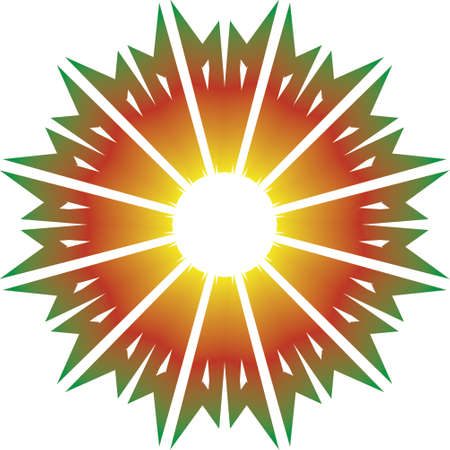 Beautiful illustrate for decorative ornament or logoのイラスト素材