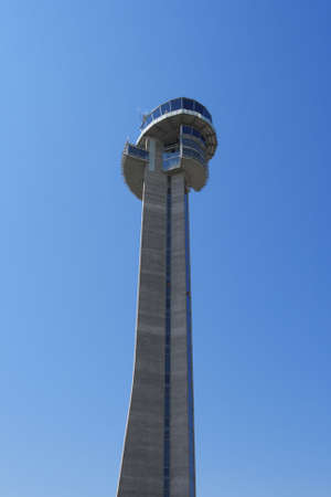 Control tower in airport Oslo, Norwayの写真素材