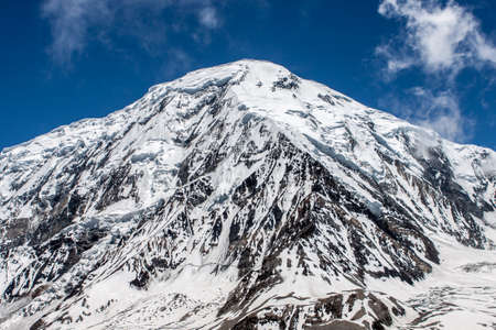Tilicho mountain in Himalayasの写真素材