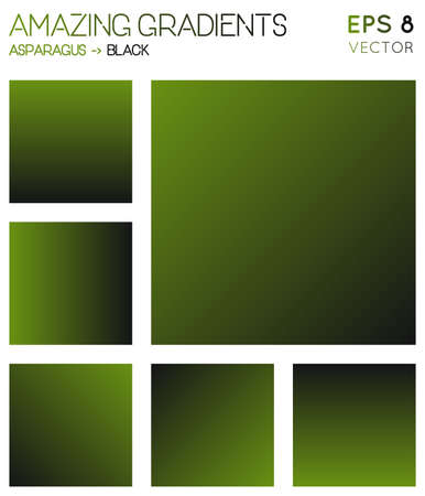 Colorful gradients in asparagus, black color tones. Admirable gradient background, bewitching vector illustration.のイラスト素材