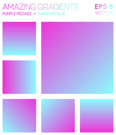 Colorful gradients in hot magenta, turquoise blue color tones. Admirable gradient background, optimal vector illustration.のイラスト素材