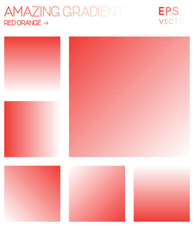 Colorful gradients in red orange, white color tones. Adorable gradient background, amazing vector illustration.のイラスト素材