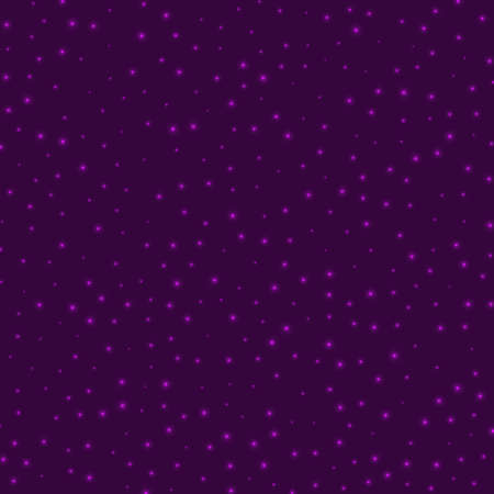 Starry background. Stars evenly scattered on pink background. Amazing glowing space cover. Neat vector illustration.のイラスト素材