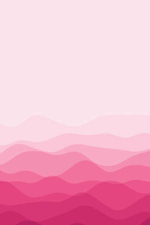 Cover page template. Page template with soft curves in pink colors. Can be used as banner, flyer, poster, business card, brochure. Powerful vector illustration.のイラスト素材