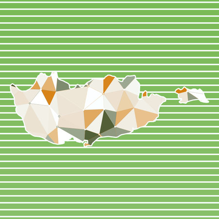 Cyprus vector illustration. Cyprus design on gradient stripes background. Technology, internet, network, telecommunication concept. Amazing vector illustration.のイラスト素材