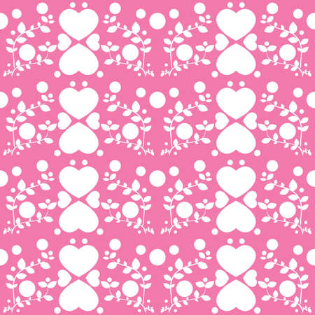 Sweet heart pattern background  vectorのイラスト素材