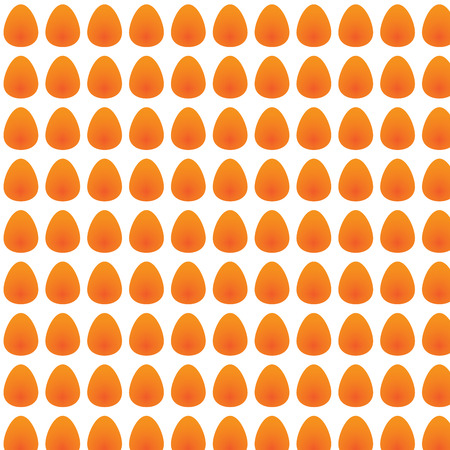Orange Easter eggs abstract festive backgroundのイラスト素材