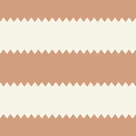 Brown textile retro seamless background. broken line, zigzag