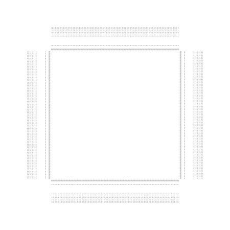 Square frame brush vector grunge paint watercolour ink. Vector old frame. Art frame background. Rectangular outline line black frameのイラスト素材