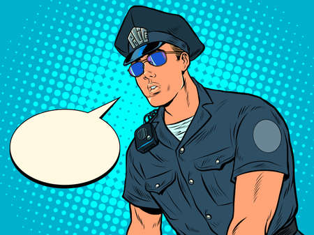 Police COP officerのイラスト素材