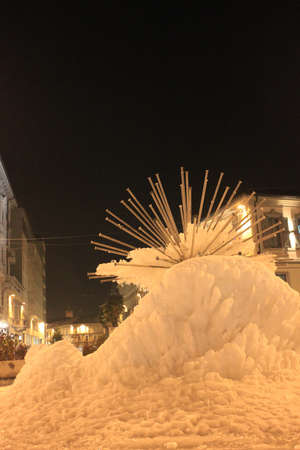 snowfallの写真素材