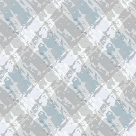 Vector marbled weave style seamless pattern background. Painterly brush effect criss cross backdrop....