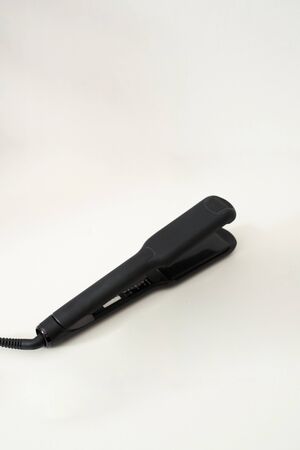 hair irons on a white backgroundの写真素材