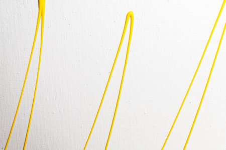 background, texture of brush strokes and splashes of paint, design elementsの写真素材