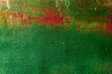 Multicolored abstract background, drawing with oil paints on artistic linen canvasの写真素材