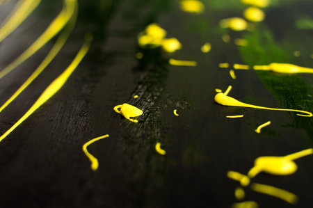 colorful art background from paint strokes, texture for designの写真素材