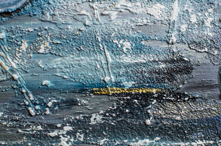 Fragment of colored graffiti painted on a wall. texture. Abstract background for design.の写真素材