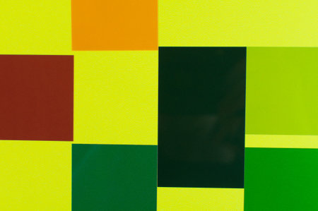 abstract background of colored paper in the form of square and rectangle