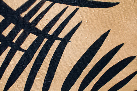 background, texture of brush strokes and splashes of paint, design elementsの写真素材