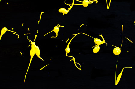 colorful art background from paint strokes, texture for designの写真素材