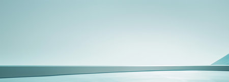 blue graphic landscape background, banner template, large copy space for text, panoramaの素材