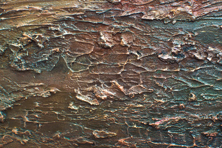 Bright abstract artistic modern horizontal background. Hand drawing on canvas. Color Fragment of a work of art. Colorful spots and strokes of paint. Creative texture for poster, banner, paperの写真素材