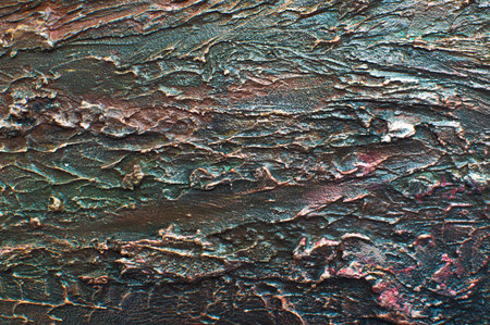 Bright abstract artistic modern horizontal background. Hand drawing on canvas. Color Fragment of a work of art. Colorful spots and strokes of paint. Creative texture for poster, banner, paperの写真素材