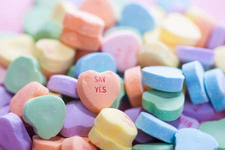 Will you marry me? Say yes.の写真素材