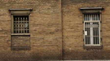 White brick background brick wall textureの写真素材