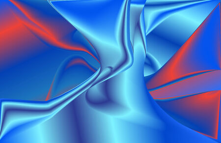 The blue Silkのイラスト素材