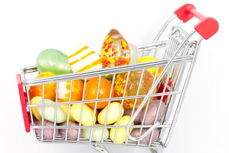 Easter egg cart