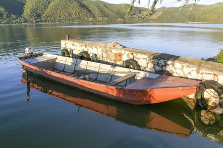 Old boatの写真素材