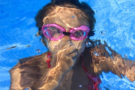 Girl underwater