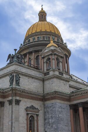 St. Isaac's Cathedral, St Petersburg, Russiaの写真素材