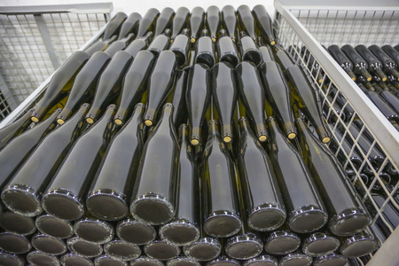 Wine bottlesの写真素材
