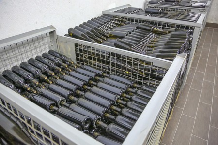 Wine bottlesの写真素材