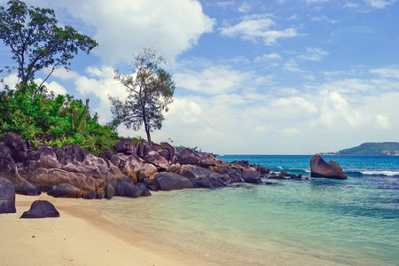 Seychelles beachの写真素材