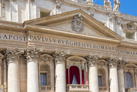 Basilica of St. Peter, church in Vatican City, Rome.のeditorial素材