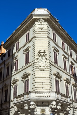 Building in the center of Rome, Italyの写真素材