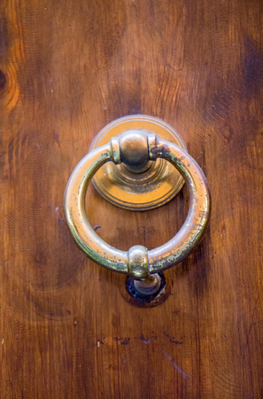 Door knocker - Rome, Italyの写真素材