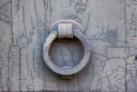 Door knocker - Rome, Italyの写真素材