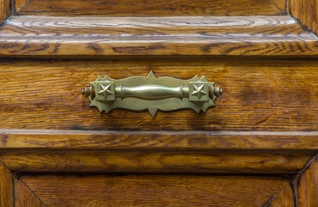 Door knocker - Rome, Italyの写真素材