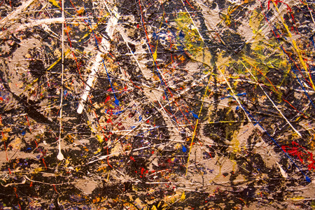 Detail of oil color painting - backgroundの写真素材
