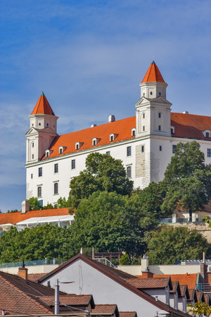 Bratislava Castle - Bratislavsky hrad in Bratislava, Slovakiaのeditorial素材