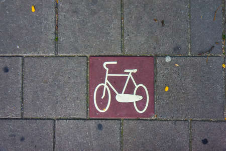 Bicycle sign in Amsterdam