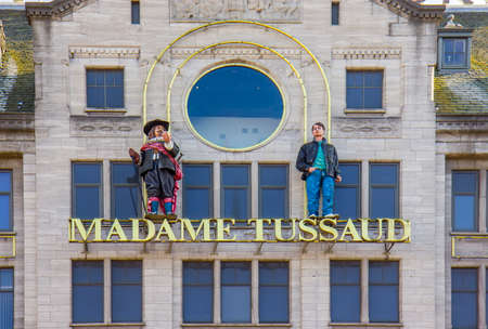 Madame Tussaud museum in Amsterdamのeditorial素材