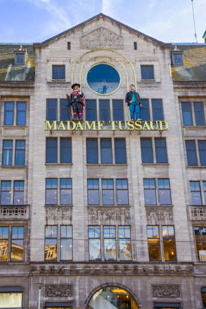 Madame Tussaud museum in Amsterdamのeditorial素材