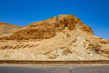 View of the Valley of the Kings in Luxor, Egypt