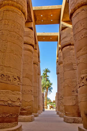 Great Hypostyle Hall in Karnak temple complex, Egypt